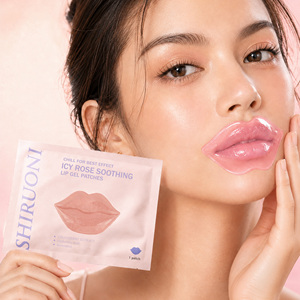 Custom Natural Strawberry Scent Vegan Hydrating Moisturizing Lip Patch Sheet Mask