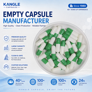 KangLe Halal Certified Customizable Colors Hollow Gelatin Capsules