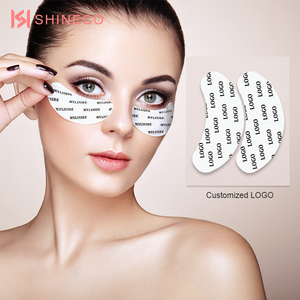 Self Adhesive Pink Matte Collagen Gel Sheet Eye Pads