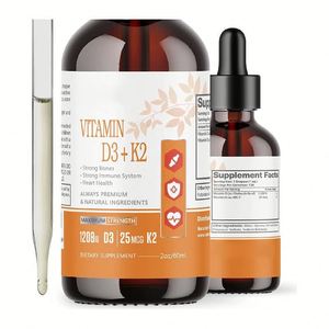 OEM ODM FREE Private Packing Vitamin K2 D3 Supplement Drops