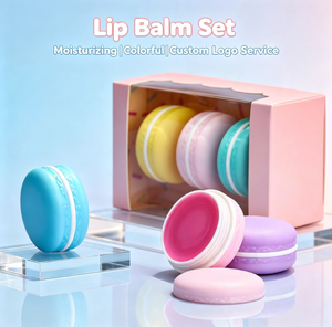 Wholesale Natural Hydrating Lip Sleeping Mask Strawberry Lipbalm Set