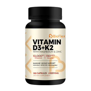 Custom Formula 7 In 1 Vitamin D3 10000 IU K2 MK-7 Capsules Supplements